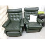 TWO PARKER KNOLL RECLINING ARMCHAIRS
