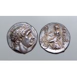 Seleukid Kings of Syria, Antiochos I Soter AR Tetradrachm