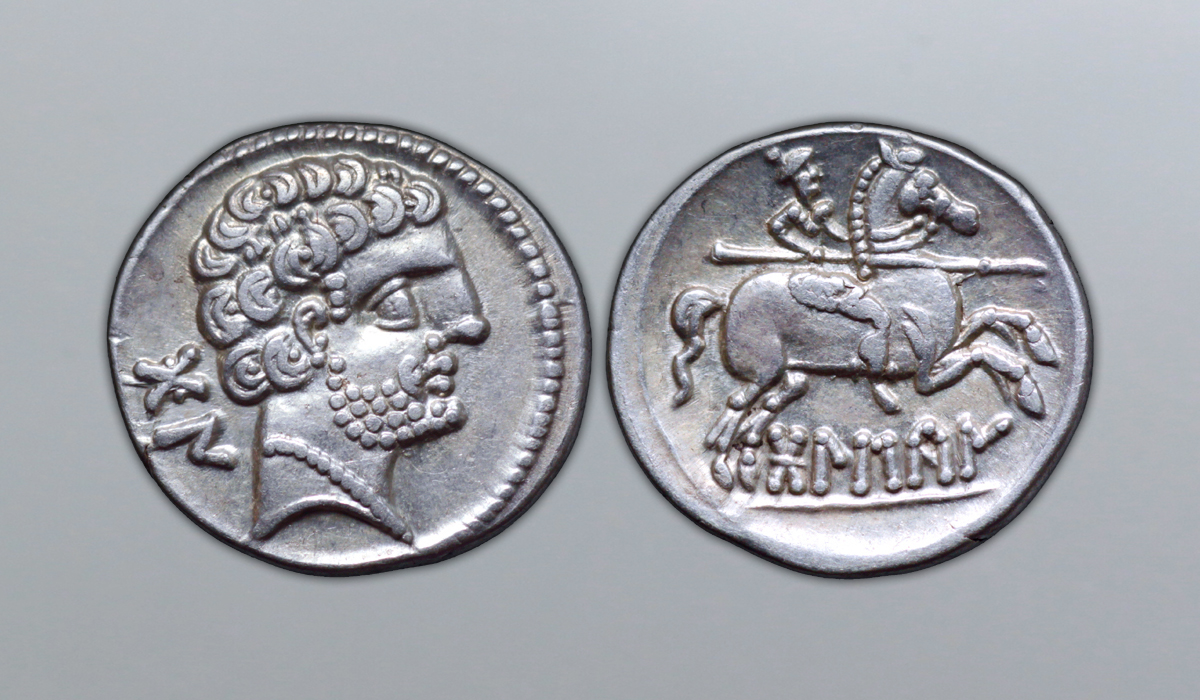 Spain, Bolskan AR Denarius