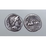 Gargilius, Ogulnius and Vergilius AR Denarius