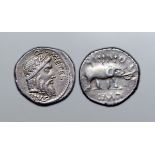 Q. Metellus Pius Scipio AR Denarius