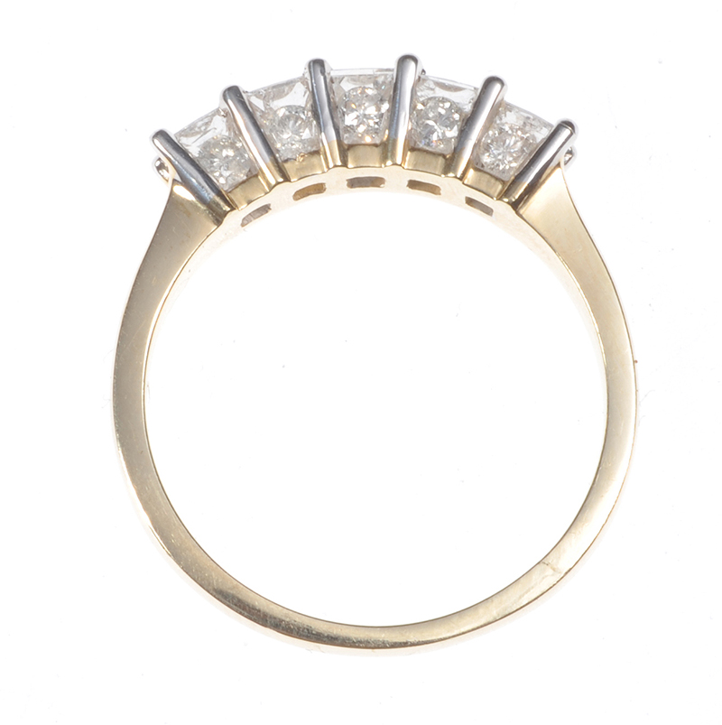 9 CT WHITE GOLD DIAMOND RING - Image 3 of 3