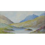 G.W. Morrison - LOUGH SHANNAGH - Watercolour Drawing - 6 x 11 inches - Signed