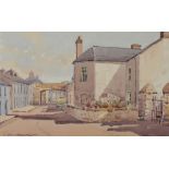 Samuel McLarnon - HIGH STREET, CARNLOUGH - Watercolour Drawing - 11 x 19 inches - Signed