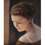 Ken Hamilton - THE BALLERINA - Oil on Board - 12 x 10 inches - Signed in Monogram