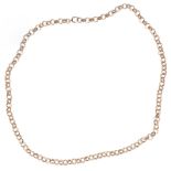 9 CT GOLD ROLO LINK CHAIN