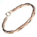 9 CT ROSE GOLD EXPANDING BRACELET