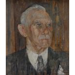 Basil Blackshaw, HRHA HRUA - PORTRAIT OF DAVID REA MARTIN - Oil on Canvas - 24 x 20 inches - Signed