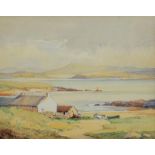 Maurice Canning Wilks, ARHA RUA - MAGHERAGALLON, DONEGAL - Watercolour Drawing - 9 x 12 inches -