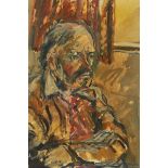 Brian Ballard, RUA - PORTRAIT OF GORDON HALL - Oil on Canvas - 24 x 16 inches - Signed