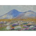 Eleanor Hackett - SLIEVE BEARNAGH - Watercolour Drawing - 8 x 10 inches - Signed