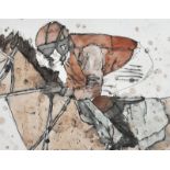 Audrey Smyth - POINT TO POINT - Watercolour Drawing - 9 x 12 inches - Signed