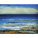 Gerard Maguire - SPRING SEASCAPE, DONEGAL - Oil on Canvas - 8 x 10 inches - Signed Verso