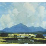 Paul Henry, RHA - HEART OF CONNEMARA - Coloured Print - 18 x 21 inches - Unsigned