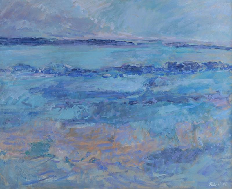 Robert Bottom, RUA - CLEW BAY, MAYO - Oil on Board - 24 x 30 inches - Signed