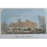 J.H. Connop - QUEEN'S COLLEGE BELFAST - Coloured Print - 13 x 23 inches - Unsigned