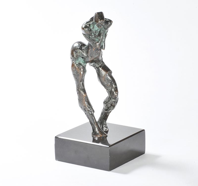 Clifford Benjamin Cundy - STANDING FIGURE - Cast Bronze Sculpture - 12 inches high - Signed - Image 2 of 2
