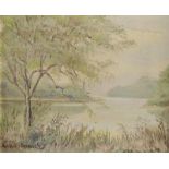 Allan Ardies - RIVER & WOODLANDS - Oil on Canvas - 8 x 10 inches - Signed