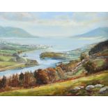 Vittorio Cirefice - A VIEW TO ROSTREVOR - Oil on Canvas - 12 x 16 inches - Signed