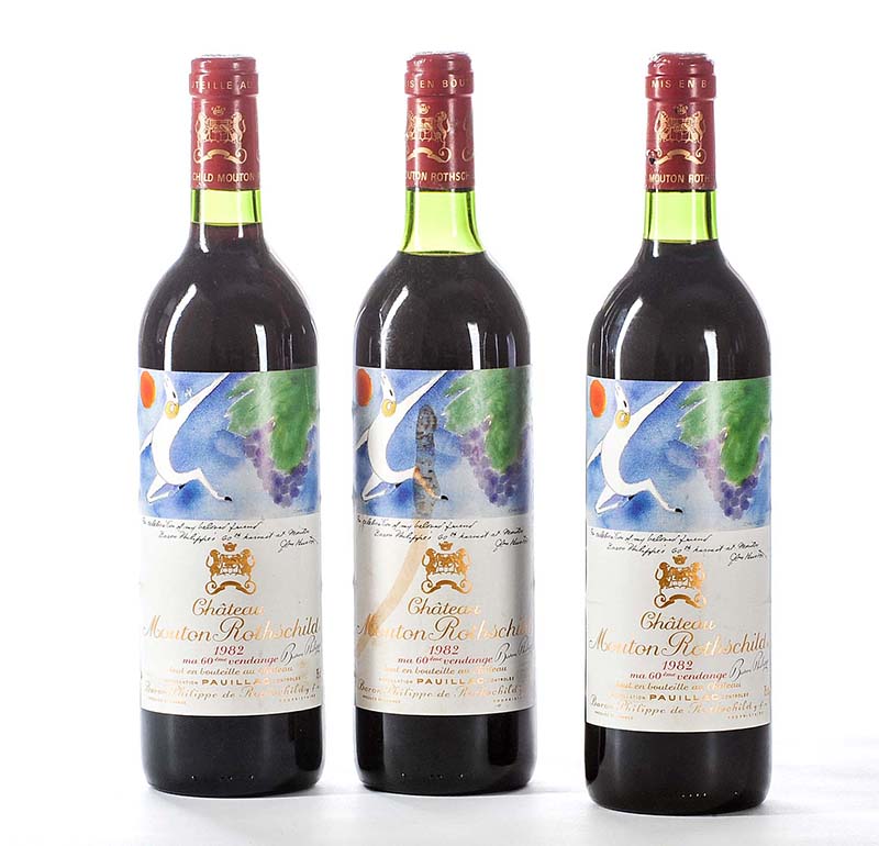 Chateau Mouton Rothschild 1982 Wine