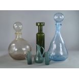 A collection of assorted glass ware, 20t