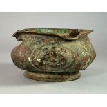 A Chinese bronze censer, Ming Dynasty or