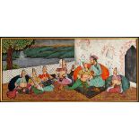 An Indian miniature painting, probably d