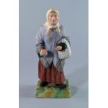 A Russian Imperial porcelain figure of a