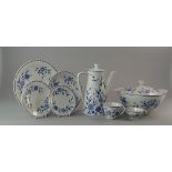 A Seltmann porcelain part dinner and cof