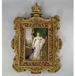 Amendment: Please note that this plaque is copied from a painting by Charlotte Jones ( 1768-1847) of