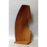 Brian Willsher, British 1930-2010- "Sorrow"; wooden sculpture,