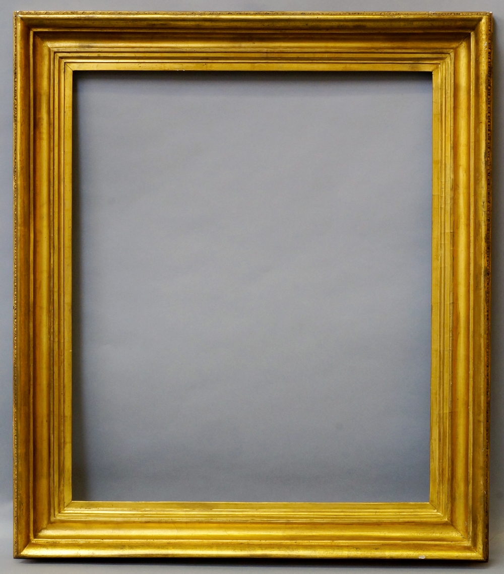 A Gilt Composition Neoclassical Frame, early 19th century, with gilt slip, cavetto sight, - Image 2 of 4