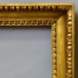 An Italian Carved and Gilded Neoclassical Scotia Frame, late 18th/early 19th century,