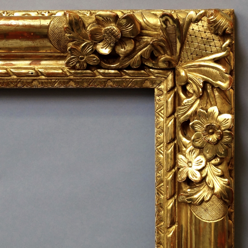 A French Carved and Gilded Louis XIV Lebrun Frame, late 17th/early 18th century, - Image 2 of 4