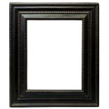 A Dutch Ebonised Ripple Molded Frame, 17th century,