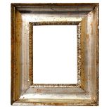 An Italian Silver Gilt Empire Scotia Frame, early 19th century, with lambs tongue sight,