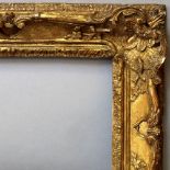 A French Carved and Gilded Louis XV Style Swept and Pierced Frame, 19th century,