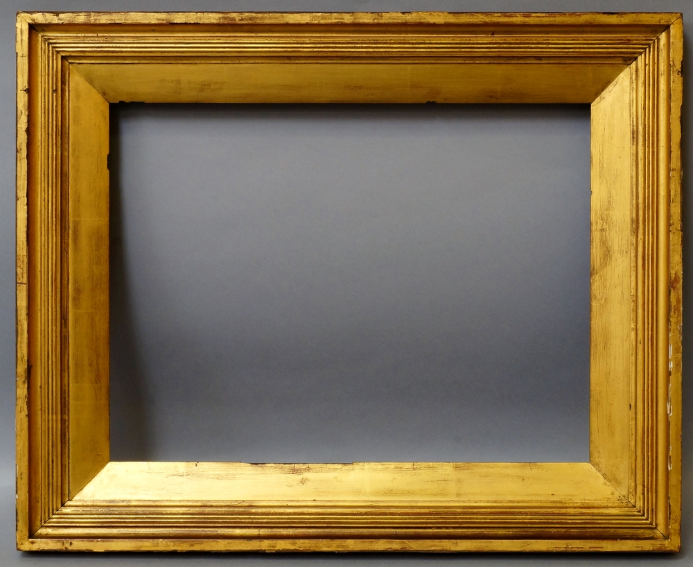 An Gilt Composition Biedermeier Frame, early 19th century, with leaf sight, - Image 3 of 4