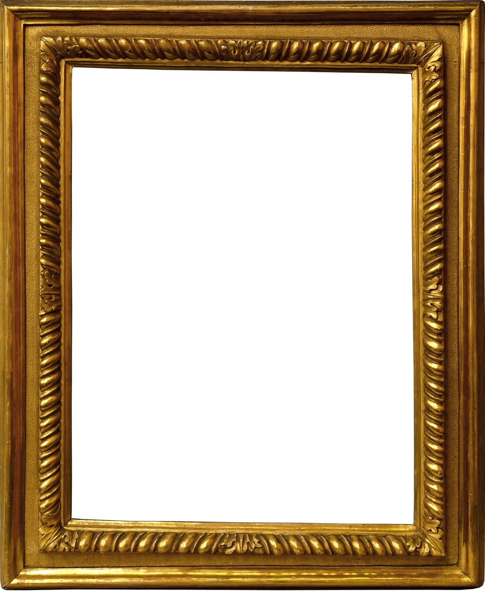 An Italian Carved and Gilded Cassetta frame, 17th century, with cavetto sight, - Image 2 of 2