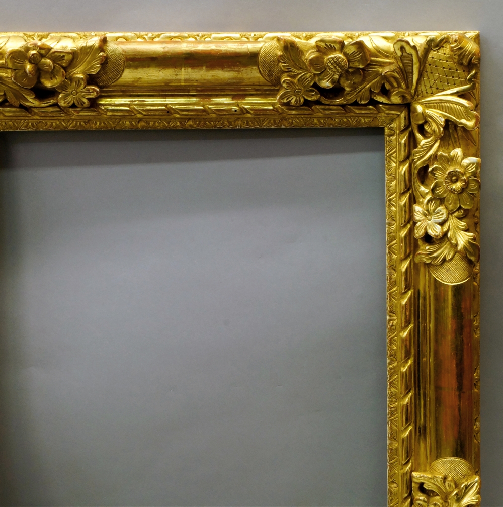 A French Carved and Gilded Louis XIV Lebrun Frame, late 17th/early 18th century, - Image 3 of 4