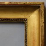 A Gilt Composition Empire Frame, early 19th century, with rais-de-coeur,