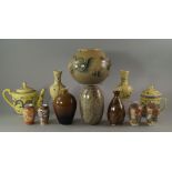 A large collection of Japanese and Chinese porcelains and pottery,
