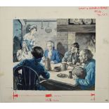 James McConnell, mid to late 20th century - Feast and Drinking,