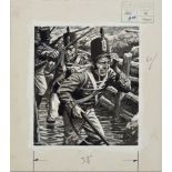 Jack Keay, mid to late 20th century - Soldiers Celebrating,