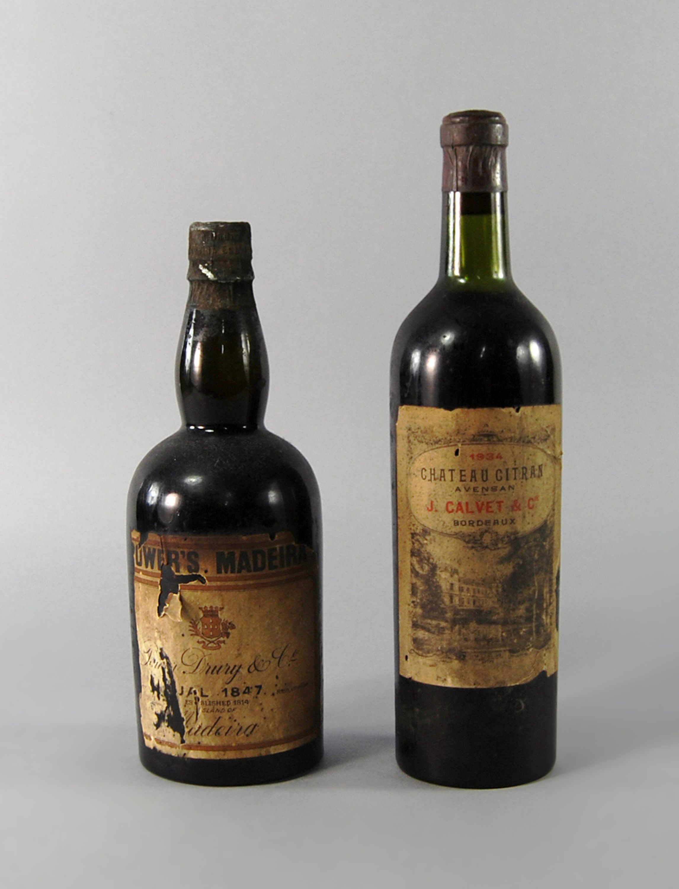 A bottle of Power's Madeira, Peter Drury and Co.