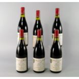 Six bottles of Hospices de Beaunne 1985, ullages to top/mid neck, labels with minor losses,