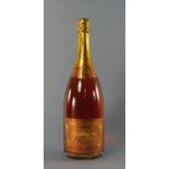 A Magnum of Ritz Brut rose champagne,