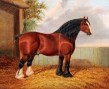 ALBERT CLARK & SON (19th century) British
Heavy Horses
Oils on canvas
Signed
60 x 49.5 cm,