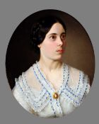 CONTINENTAL SCHOOL (19th century)
Portrait of Franziska Zuelzer, Wife of Professor Wilhelm Zuelzer