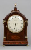 An early 19th century mahogany cased bracket clock by William Budgen of Croydon
The signed white